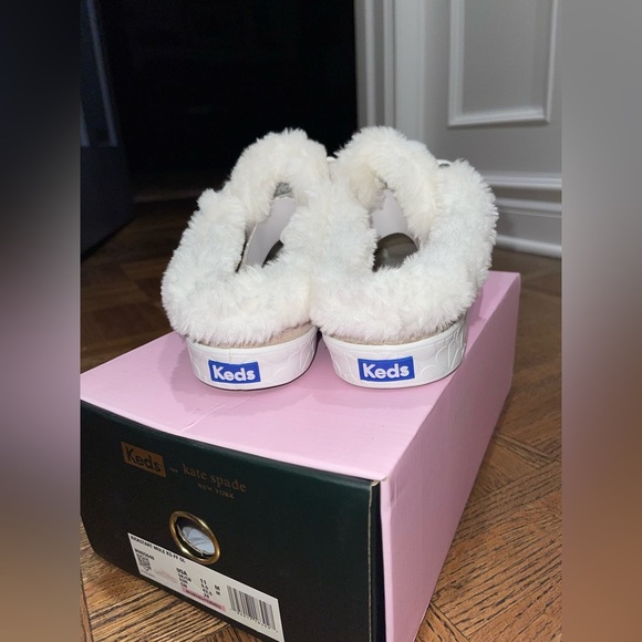 Womens Keds X Kate Spade New York Kickstart Mule Metallic Pink Size 11 M NIB - Picture 5 of 9